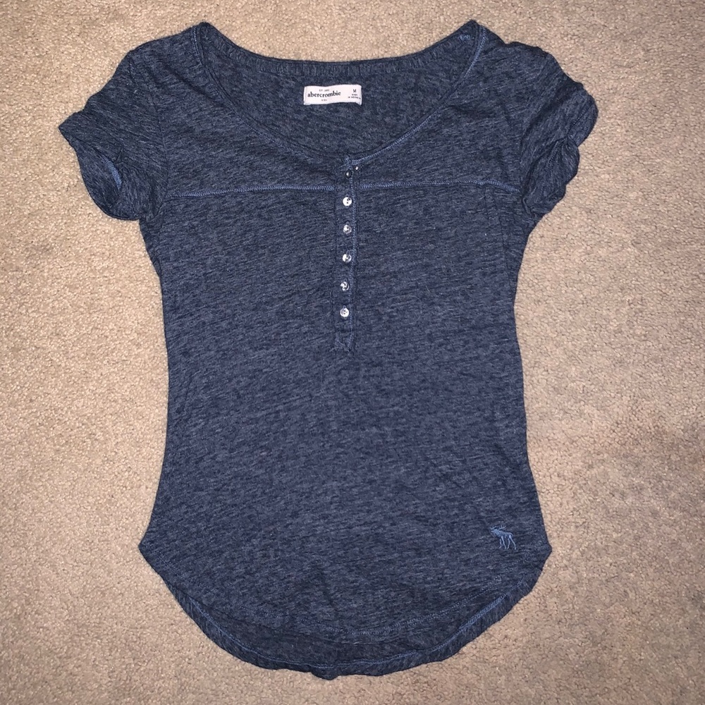 Navy Abercrombie kids t-shirt